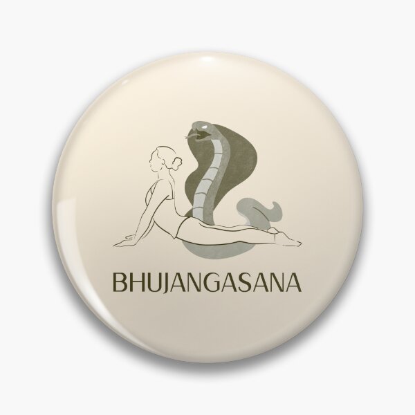 Item preview, Cobra Yoga Pose Bhujangasana – Snake Inspired Spiritual Yoga Design designed and sold by WellspringXflow.