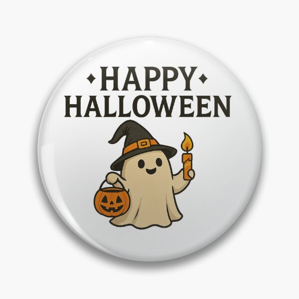 Item preview, Spooky Cat, Pumpkin, Ghost & Bat – Happy Halloween T-Shirt Design designed and sold by best-2025.