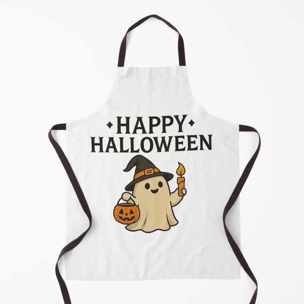Item preview, Spooky Cat, Pumpkin, Ghost & Bat – Happy Halloween T-Shirt Design designed and sold by best-2025.