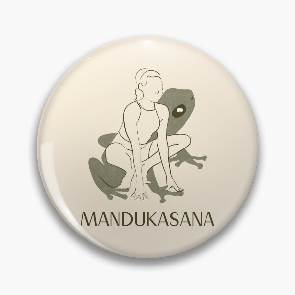 Item preview, Frog Yoga Pose Mandukasana – Deep Stretch Meditation Yoga Design designed and sold by WellspringXflow.