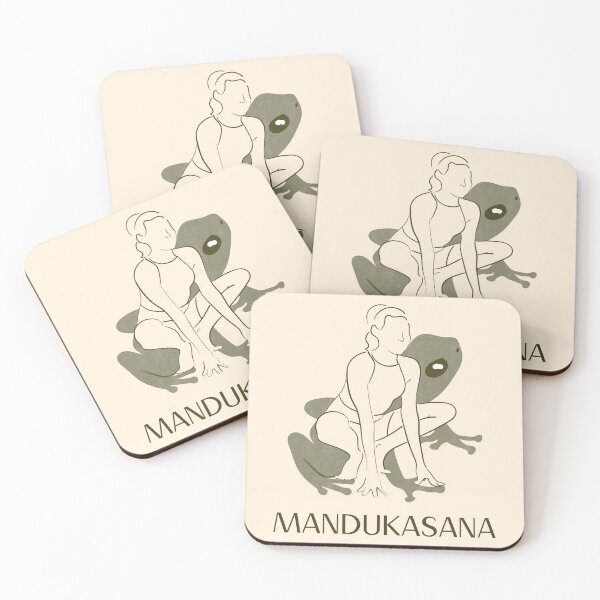Item preview, Frog Yoga Pose Mandukasana – Deep Stretch Meditation Yoga Design designed and sold by WellspringXflow.