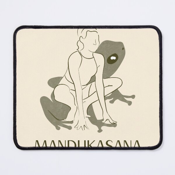 Item preview, Frog Yoga Pose Mandukasana – Deep Stretch Meditation Yoga Design designed and sold by WellspringXflow.