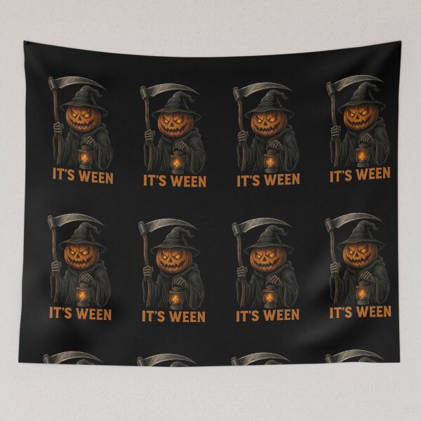 Item preview, It’s Ween! Funny Cute Pumpkin with Lantern - Halloween T-Shirt Design designed and sold by best-2025.