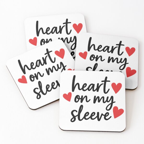 Item preview, I Wear My Heart On My Sleeve - Minimalist Love Quote Design designed and sold by best-2025.