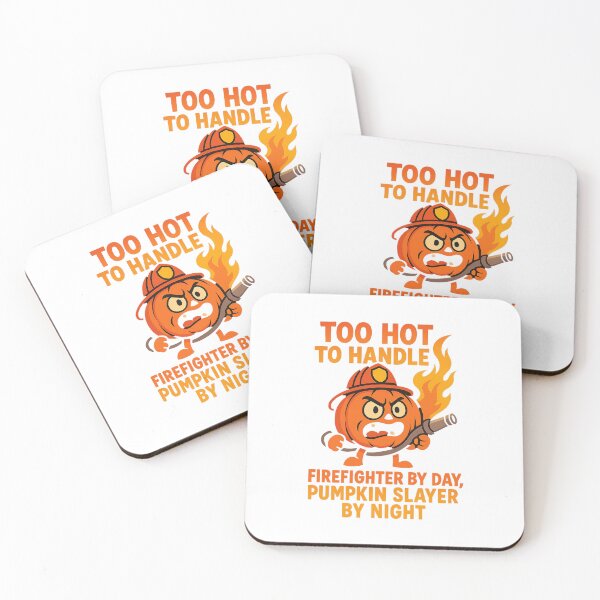 Item preview, Too Hot to Handle – Funny Firefighter Halloween Pumpkin Design designed and sold by best-2025.