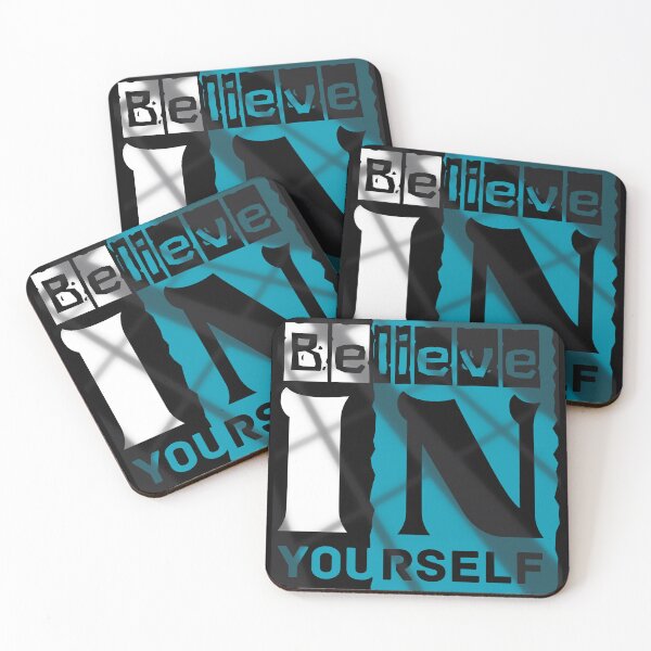 Item preview, Believe In Yourself - Urban Ransom Note Typography designed and sold by PACS0011.