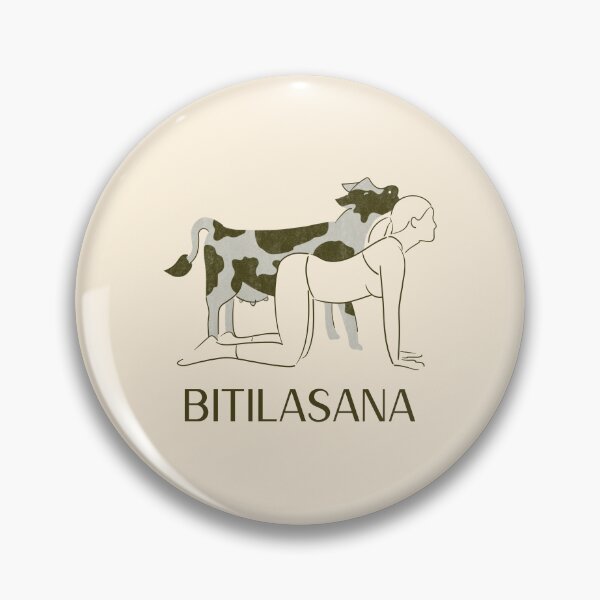 Item preview, Cow Yoga Pose Bitilasana – Gentle Stretch Meditation Yoga Design designed and sold by WellspringXflow.