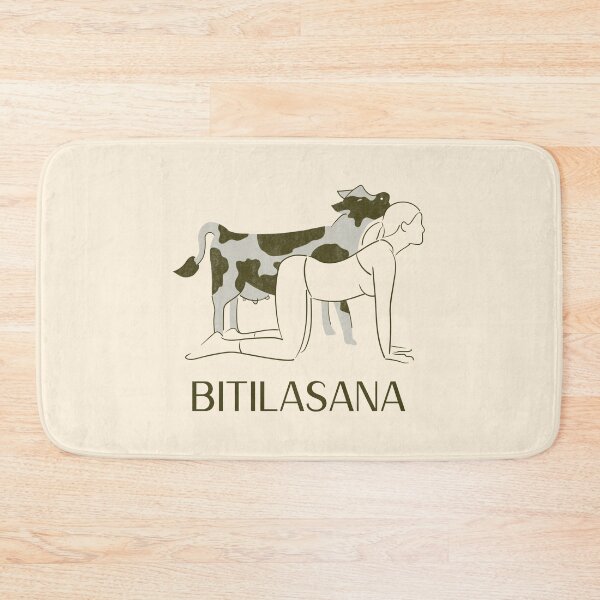 Item preview, Cow Yoga Pose Bitilasana – Gentle Stretch Meditation Yoga Design designed and sold by WellspringXflow.