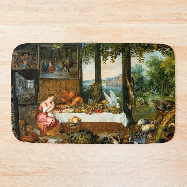 Item preview, The Sense of Taste Jan Brueghel the Elder designed and sold by TheSoulOfArt.