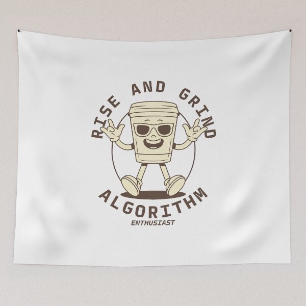 Item preview, Rise and grind algorithm enthusiast designed and sold by Peerless-Prime.