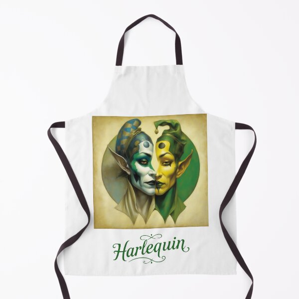 Item preview, The two sides of the mysterious Harlequin designed and sold by Radioactive Monkey Club.