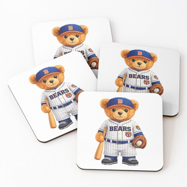 Item preview, Cute Baseball Teddy Bear - Sporty "Bears" Team Mascot Graphic designed and sold by CuteBear87.