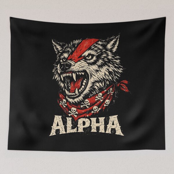 Item preview, Alpha Wolf – Fierce Wild Predator designed and sold by SidTastic .