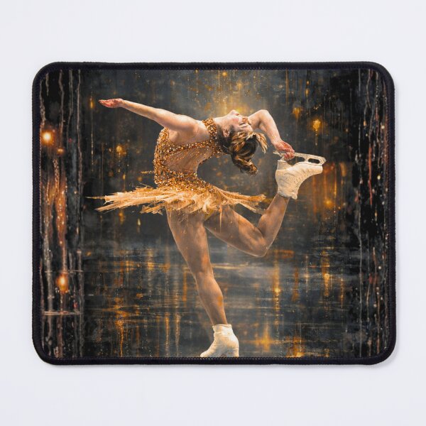 Item preview, Figure skater Biellmann Spin Golden Light - Alysa Liu  designed and sold by origin-arthouse.