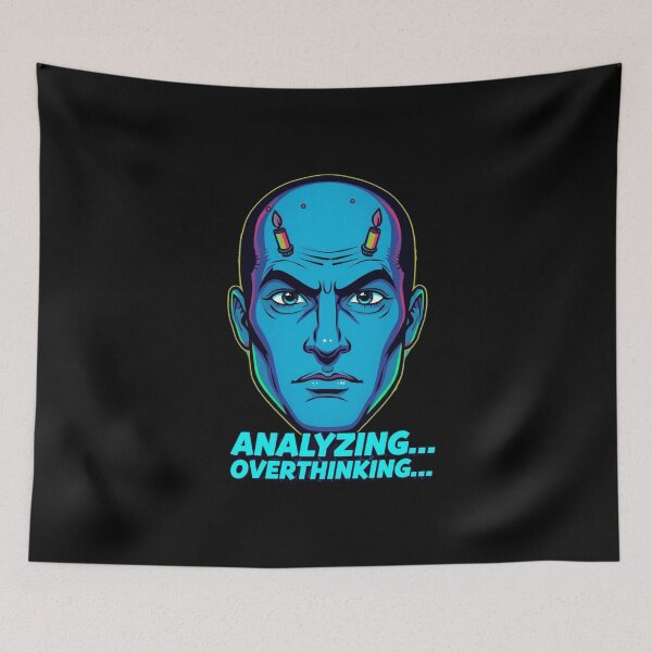 Item preview, Analyzing Overthinking Funny Trader Face Shirt designed and sold by KapiPrint.