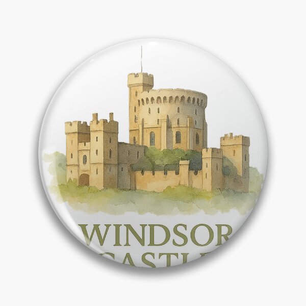 Item preview, Windsor Castle Watercolor designed and sold by best-2025.