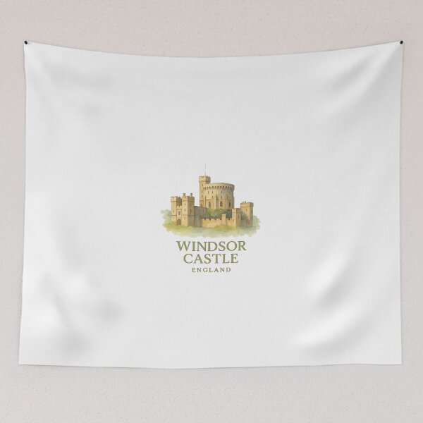Item preview, Windsor Castle Watercolor designed and sold by best-2025.