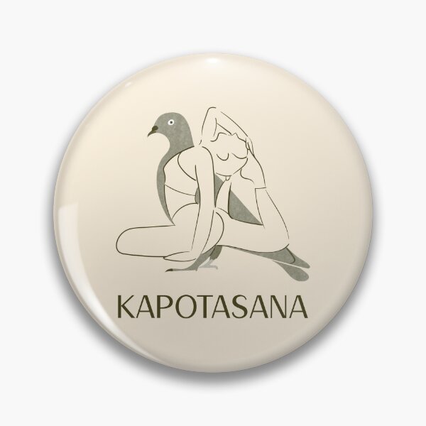 Item preview, Pigeon Yoga Pose Kapotasana – Deep Heart Opening Yoga Design designed and sold by WellspringXflow.