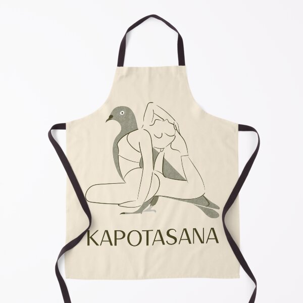 Item preview, Pigeon Yoga Pose Kapotasana – Deep Heart Opening Yoga Design designed and sold by WellspringXflow.