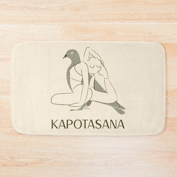 Item preview, Pigeon Yoga Pose Kapotasana – Deep Heart Opening Yoga Design designed and sold by WellspringXflow.