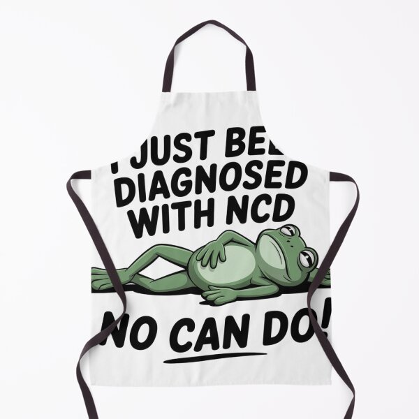 Item preview, Funny NCD No Can Do Frog - Lazy Sick Day Meme designed and sold by KaphzeShop.