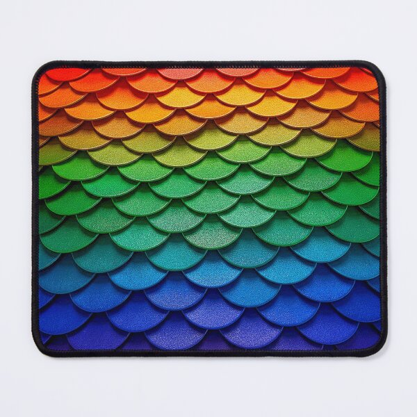 Item preview, Red,Green and Blue Shading Arches Scales Pattern. designed and sold by Giulivo Store Graphic.