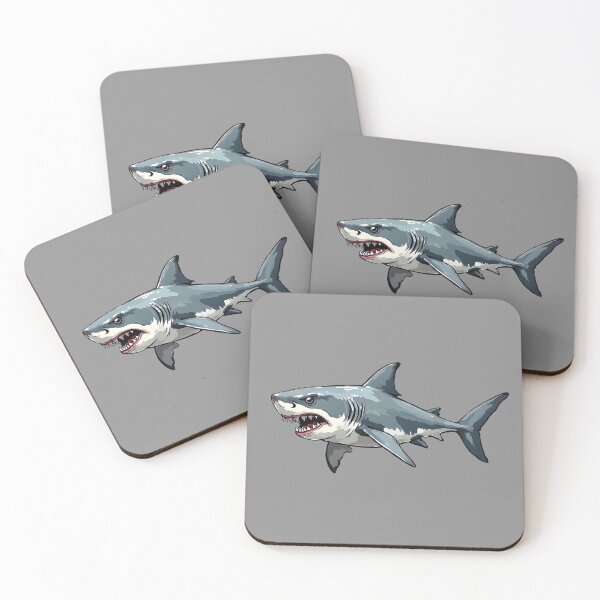 Item preview, Great White Shark angry beast designed and sold by pixeldizajn.