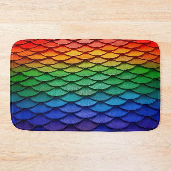 Item preview, Red,Green and Blue Shading Arches Scales Pattern. designed and sold by Giulivo Store Graphic.