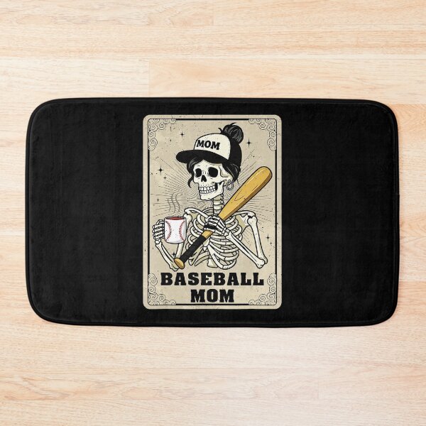 Item preview, Baseball Mom Skeleton Bat Vintage Sports Design designed and sold by zamiokaline.