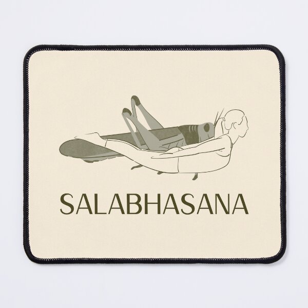 Item preview, Locust Yoga Pose Salabhasana – Strength and Balance Yoga Design designed and sold by WellspringXflow.