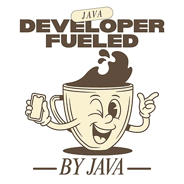 Artwork thumbnail, Java developer fueled by java by Peerless-Prime