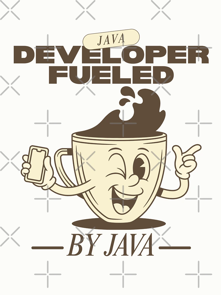 Thumbnail 6 of 6, Pullover Sweatshirt, Java developer fueled by java designed and sold by Peerless-Prime.