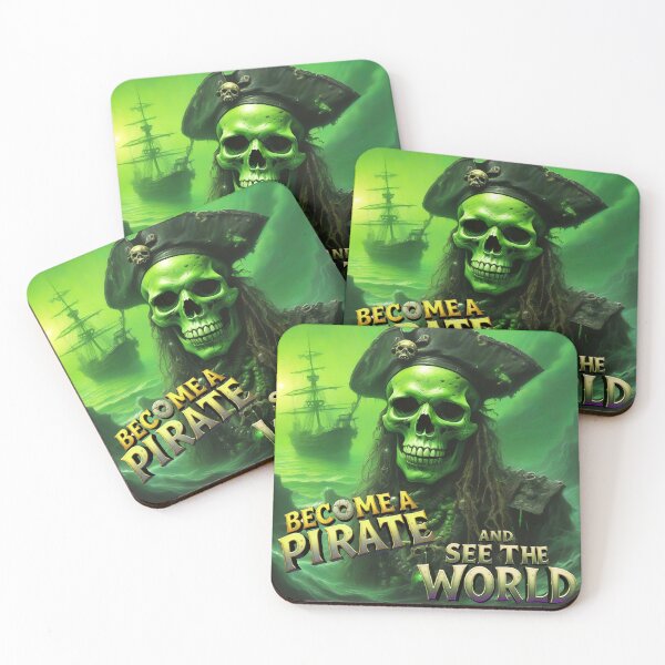 Item preview, Become A Pirate And See The World designed and sold by Radioactive Monkey Club.