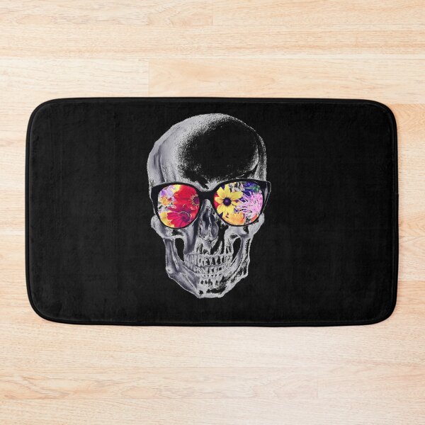Item preview, Bones And Botany Skull With Glasses Art designed and sold by qnvpewhwim55.