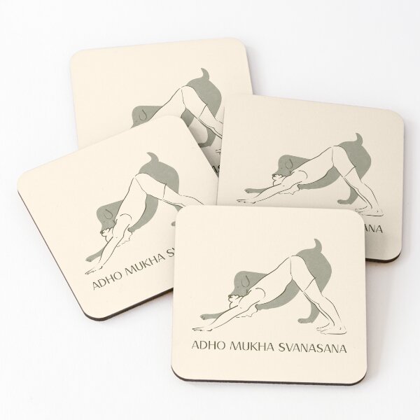 Item preview, Downward Dog Yoga Pose Adho Mukha Svanasana – Mindful Yoga Design designed and sold by WellspringXflow.