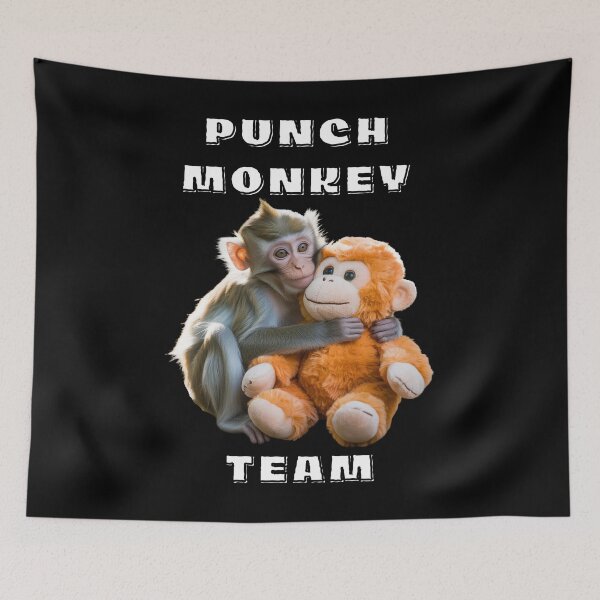 Item preview, Punch Monkey Team Cute Best Friends Forever Funny Friendship  designed and sold by Ladys-Gents.