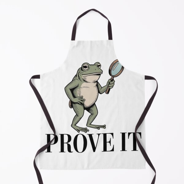 Item preview, Skeptical Frog Detective - Prove It Vintage Illustration designed and sold by KaphzeShop.