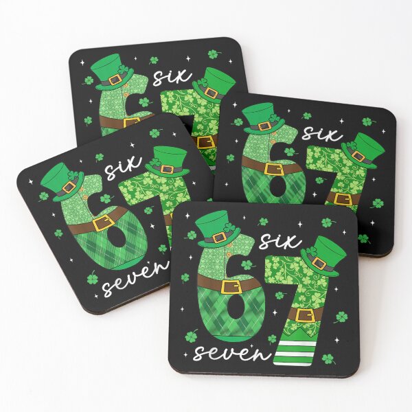 Item preview, Six Seven St Patricks Day Lucky Shamrock Irish Birthday Shirt designed and sold by Phil Ben.