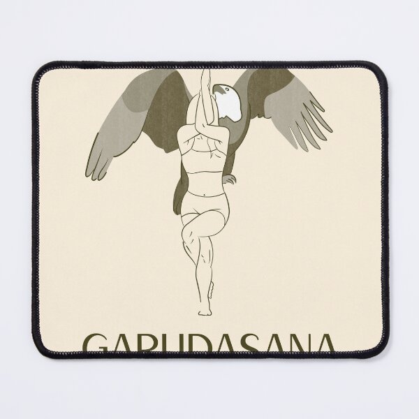 Item preview, Eagle Yoga Pose Garudasana – Balance and Focus Spiritual Yoga Design designed and sold by WellspringXflow.