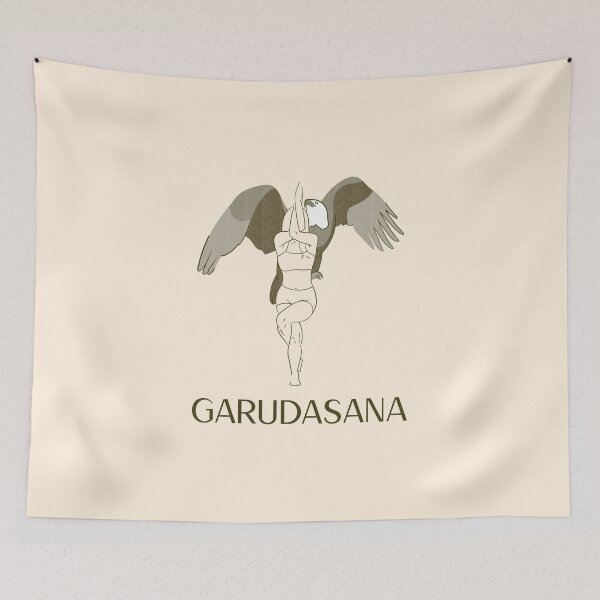 Item preview, Eagle Yoga Pose Garudasana – Balance and Focus Spiritual Yoga Design designed and sold by WellspringXflow.