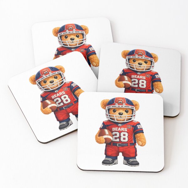 Item preview, Cute American Football Teddy Bear - 'BEARS' Team Mascot designed and sold by CuteBear87.