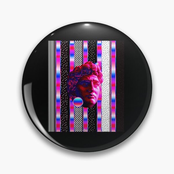 Item preview, Glitched Statue Vaporwave Pattern Art designed and sold by qnvpewhwim55.