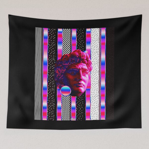 Item preview, Glitched Statue Vaporwave Pattern Art designed and sold by qnvpewhwim55.