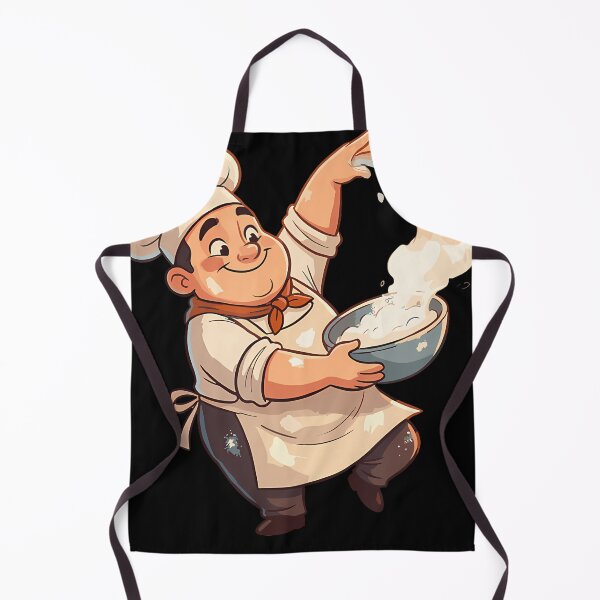 Item preview, Happy Chubby Chef Mixing Bowl Baking Lover designed and sold by ShalaKenaan.