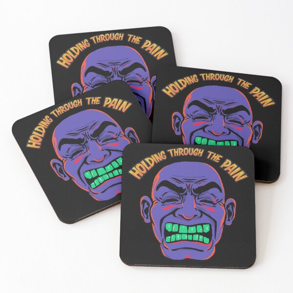 Item preview, Holding Through The Pain Funny Trader Face Shirt designed and sold by KapiPrint.