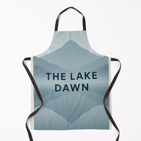 Item preview, The Lake at Dawn Minimalist Mountain Reflection Poster designed and sold by mbmstores.