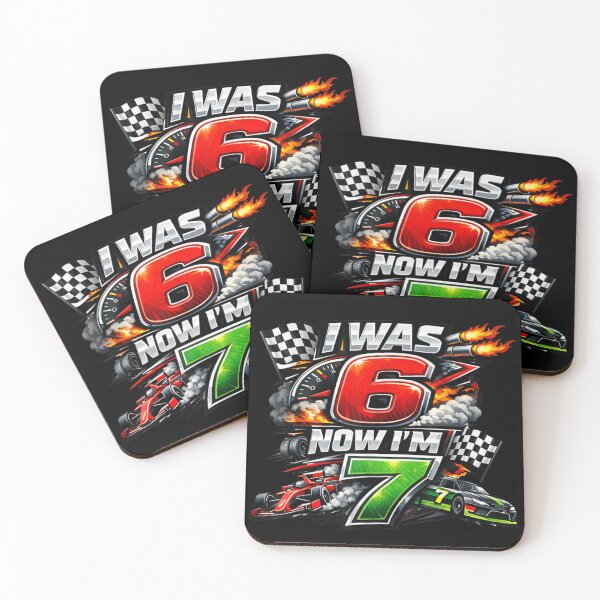 Item preview, I Was Six Now Im Seven Racing Car 7th Birthday Boy Shirt designed and sold by Phil Ben.