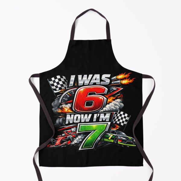 Item preview, I Was Six Now Im Seven Racing Car 7th Birthday Boy Shirt designed and sold by Phil Ben.