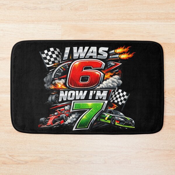 Item preview, I Was Six Now Im Seven Racing Car 7th Birthday Boy Shirt designed and sold by Phil Ben.