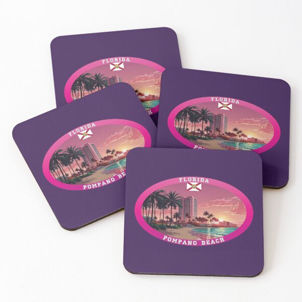 Item preview, Pompano Beach Florida Travel designed and sold by Thistle-TShop.